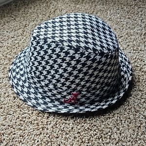 Bear Bryant Houndstooth Fedora Hat University Of Alabama